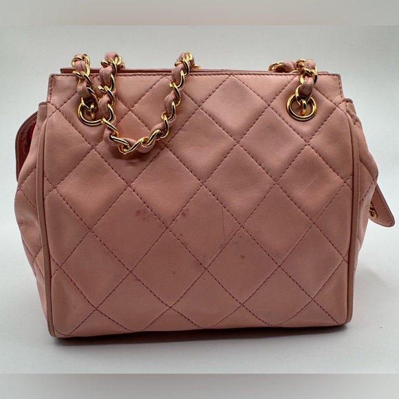 Vintage Chanel Pink Petit Tote | Fair Condition - Picture 17 of 17